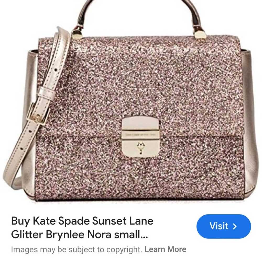 Kate Spade Pink Glitter Sunst Lane. - image 1