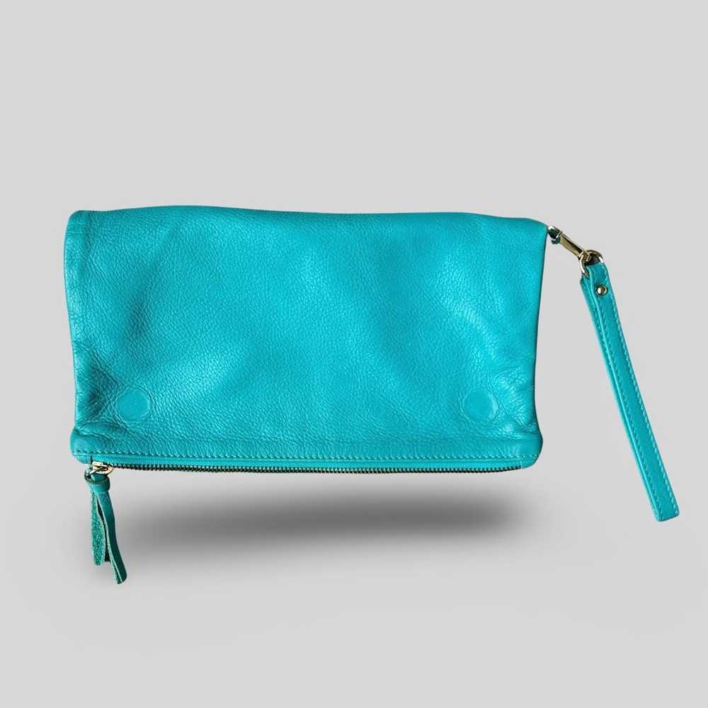 Alberta Di Canio Foldover Leather Clutch - image 1