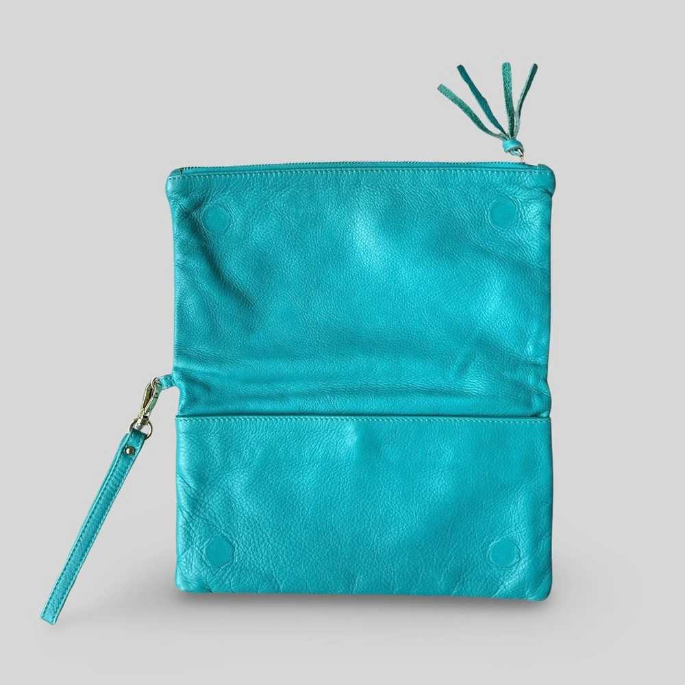 Alberta Di Canio Foldover Leather Clutch - image 2