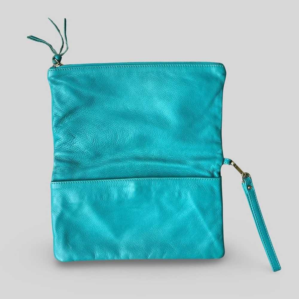 Alberta Di Canio Foldover Leather Clutch - image 3