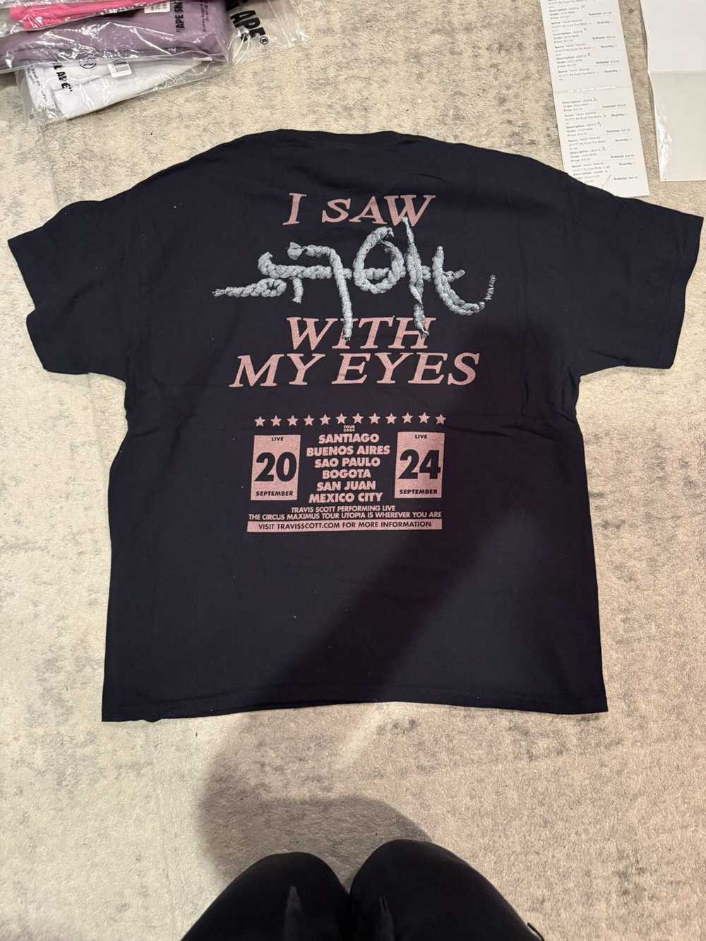 Travis Scott New Travis Scott My Eyes Tee Black - image 1