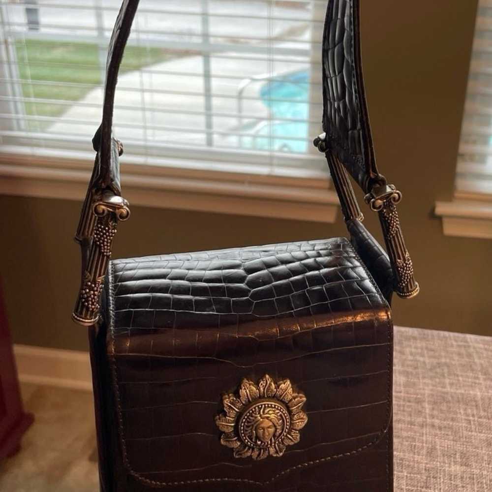 Rare Vintage Black Vicenza Handbag - image 3