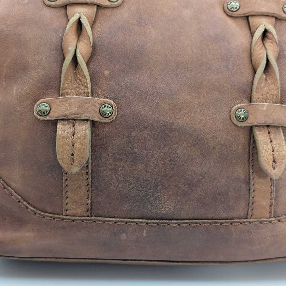 Frye Ayla Leather Satchel, Brown - image 7