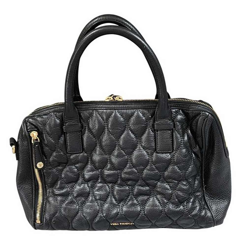 VERA BRADLEY Concealed Carry Black Quilted Floral… - image 1