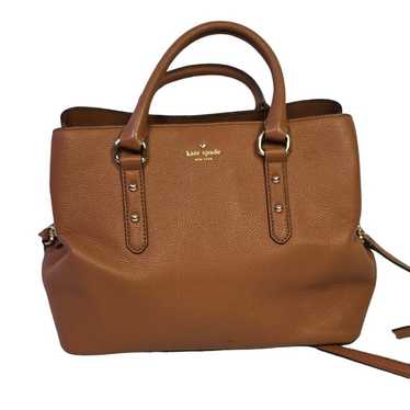 Kate Spade Jackson grained tan leather tote bag - image 1