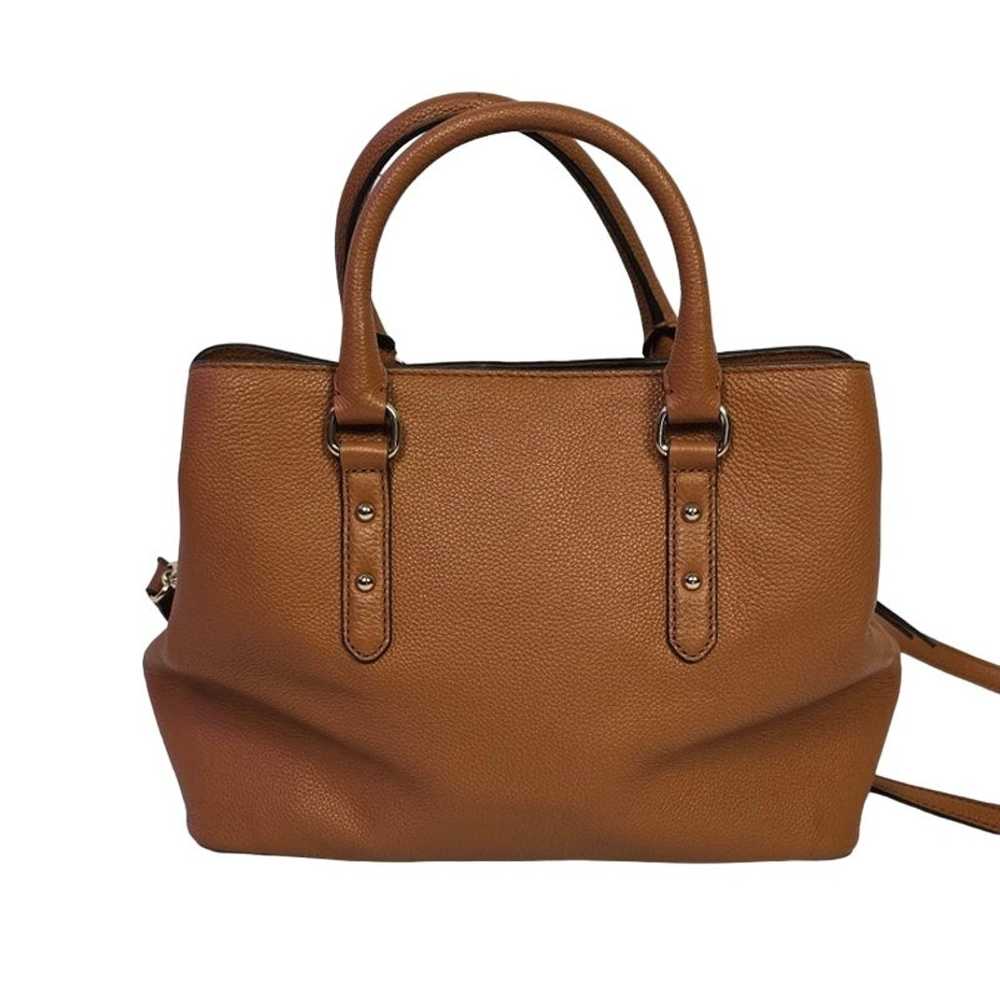 Kate Spade Jackson grained tan leather tote bag - image 2