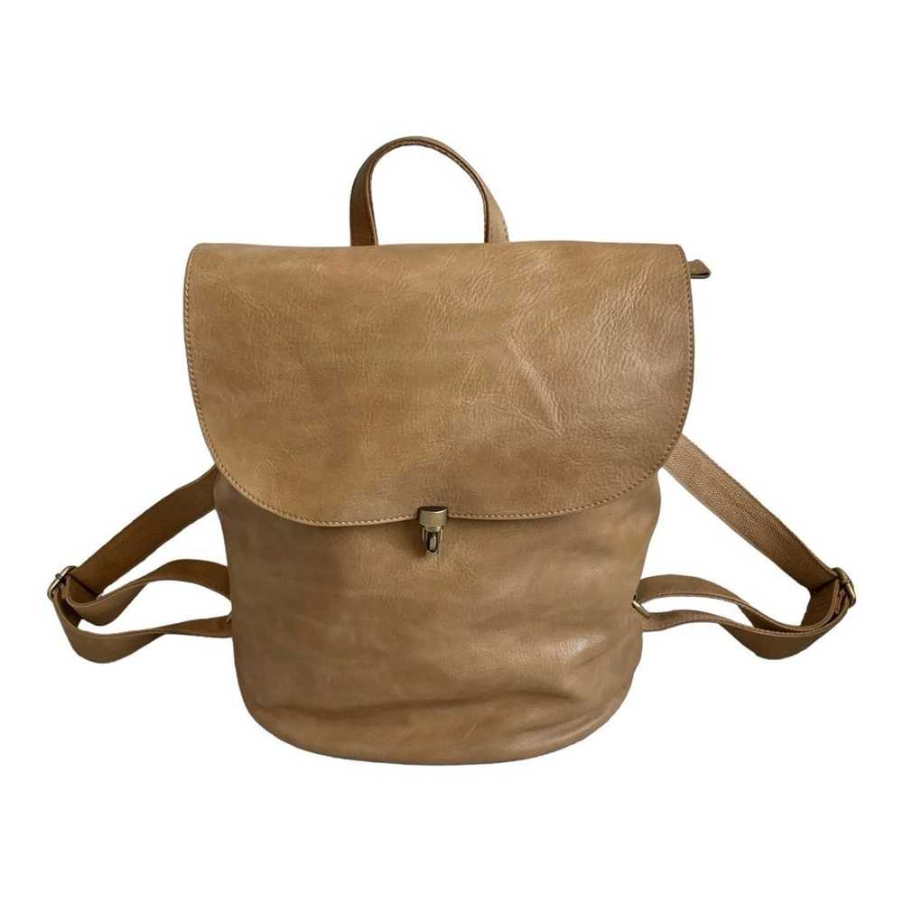 Women's Backpack Joy Susan Tan Vegan Leather Cole… - image 2