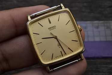 SEIKO QUARTZ スクエア型メンズクオーツ時計 7830-5140 SEIKO QUARTZ スクエア型メンズクオーツ時計 7830-5140