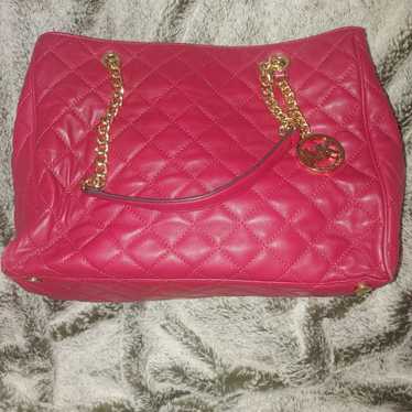 NWOT Red leather Michael Kors purse