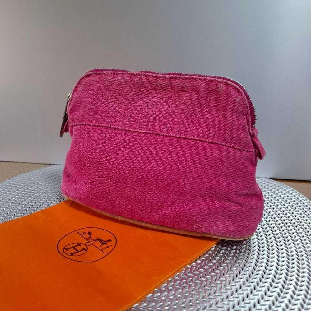 HERMÈS Bolide Pouch, Pink, Crossbody - image 2