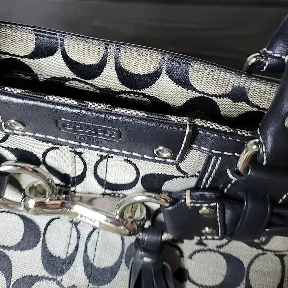 Coach Hampton Signature Jacquard Tote - image 10