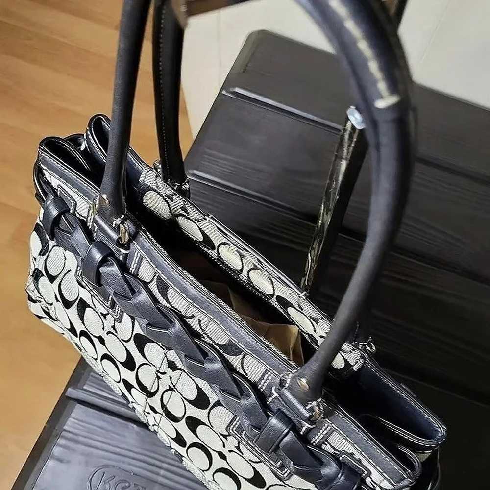 Coach Hampton Signature Jacquard Tote - image 3