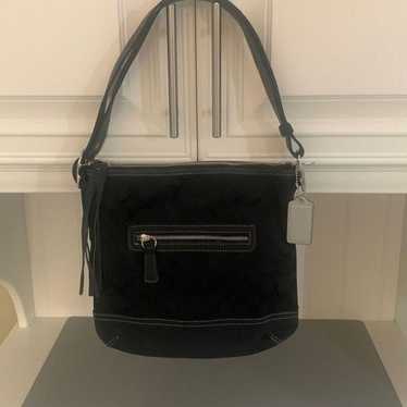 COACH Black Signature Purse