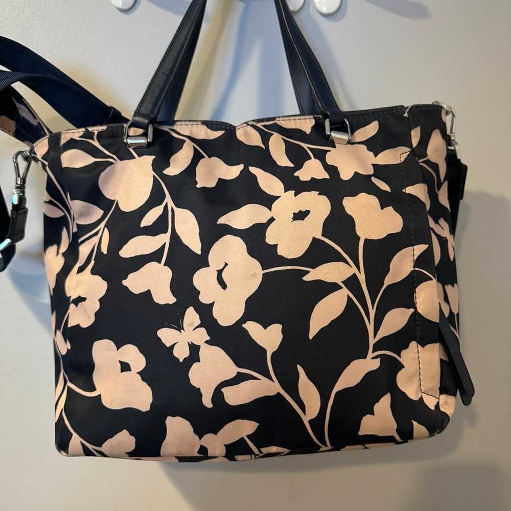 KATE SPADE Jae Satchel Garden Vine Nylon Large To… - image 5