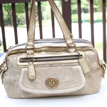 Coach signature logo satchel