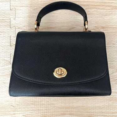 coach bag shoulder black - image 1