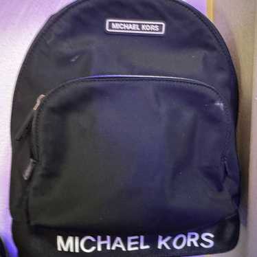 Michael Kors small black backpack new