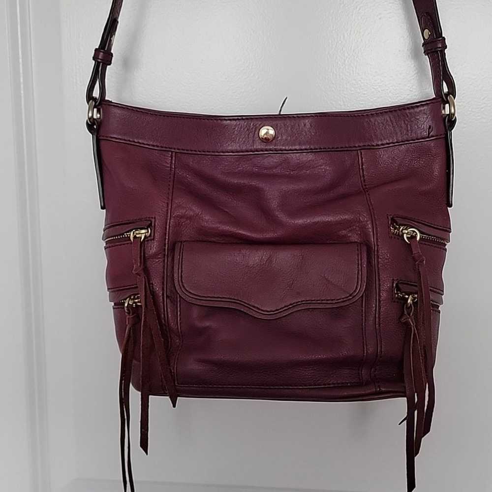 Rebecca Minkoff Dexter Plum Bucket Crossbody Bag - image 2