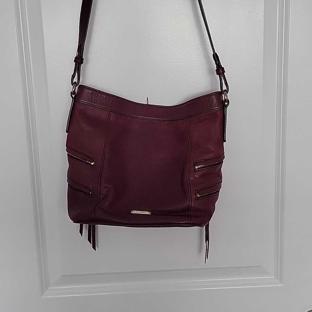 Rebecca Minkoff Dexter Plum Bucket Crossbody Bag - image 6