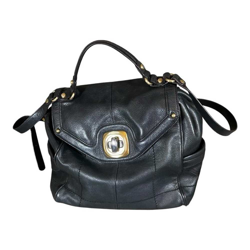 B Makowsky Womens Handbag Black Leather Hobo Chee… - image 1