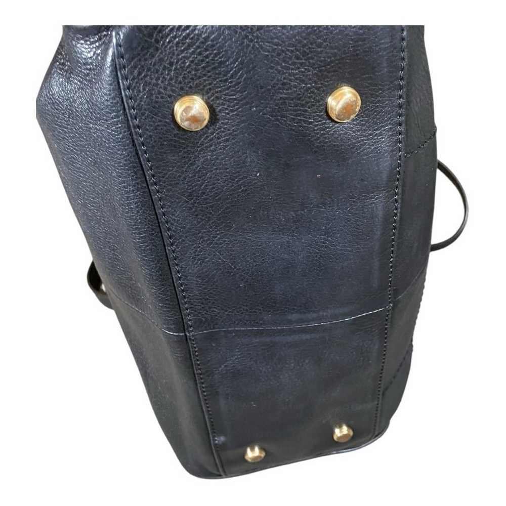 B Makowsky Womens Handbag Black Leather Hobo Chee… - image 9