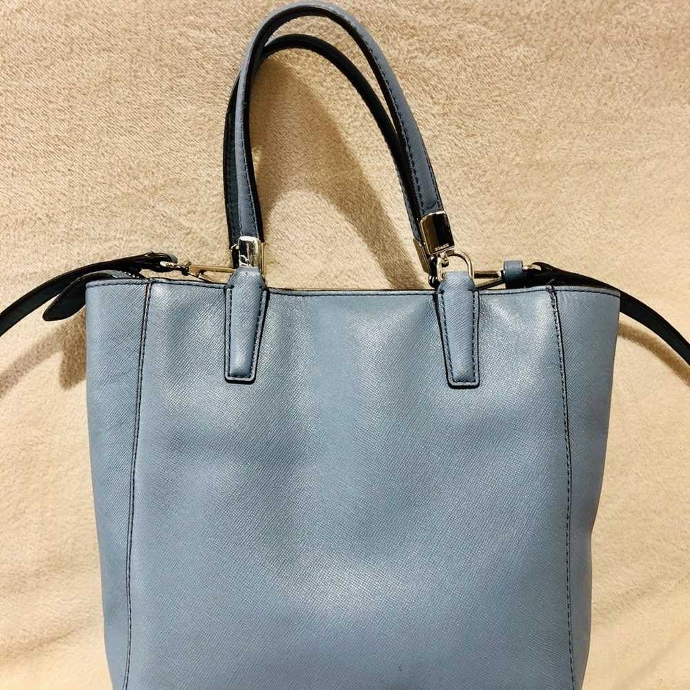 Coach Cornflower Blue Saffiano Leather Mini Madis… - image 2