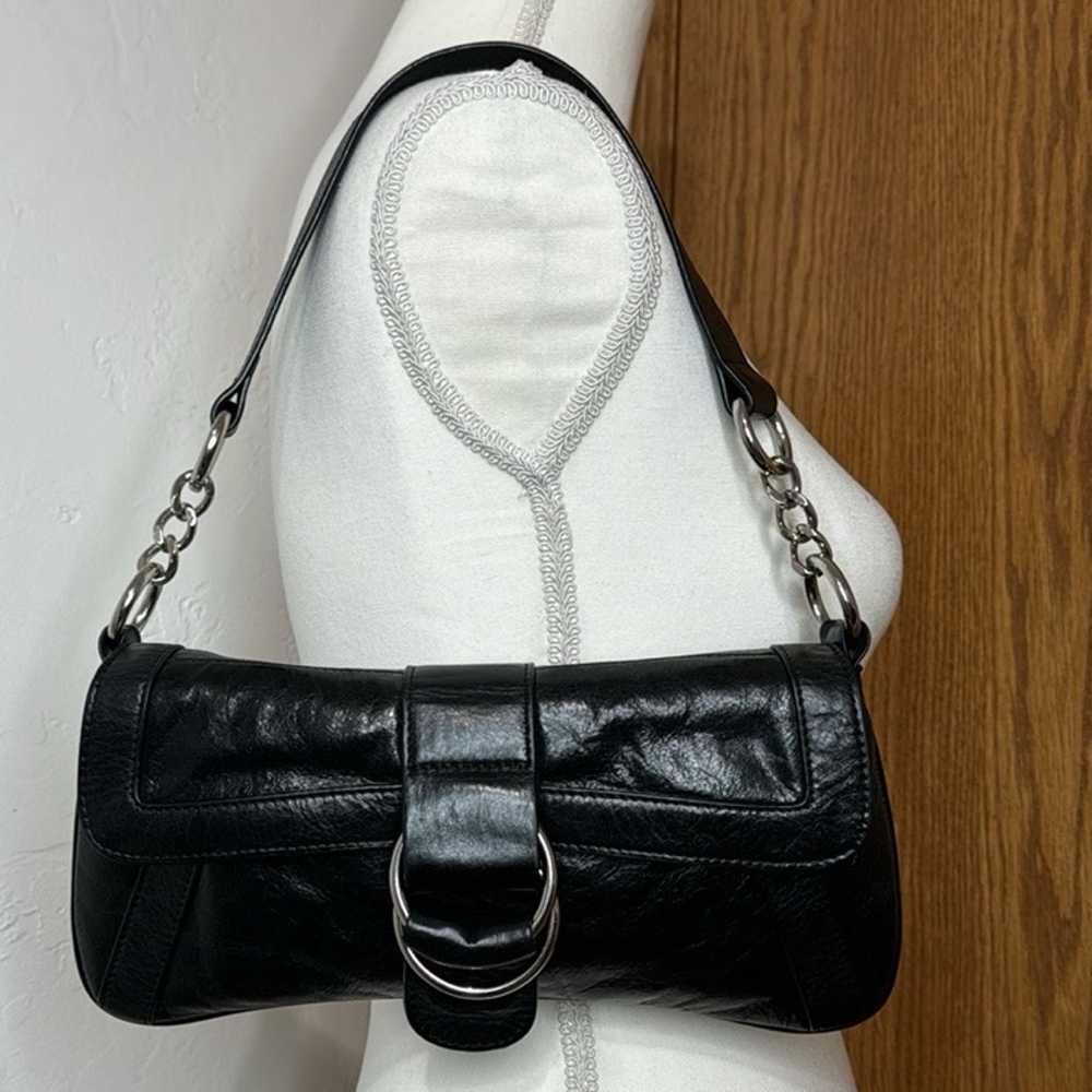 Hobo International black leather shoulder bag - image 1