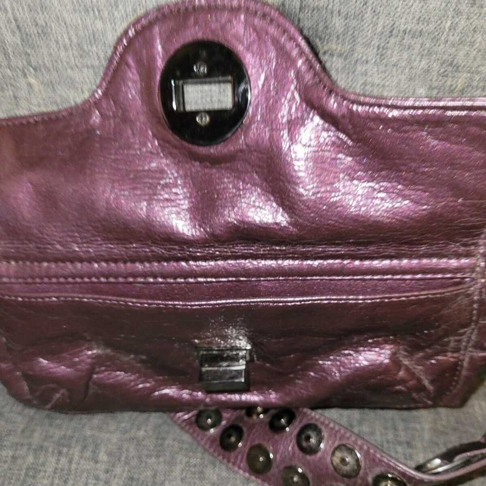 Vintage Purple Guess Purse/Handbag Multiple Pocke… - image 4