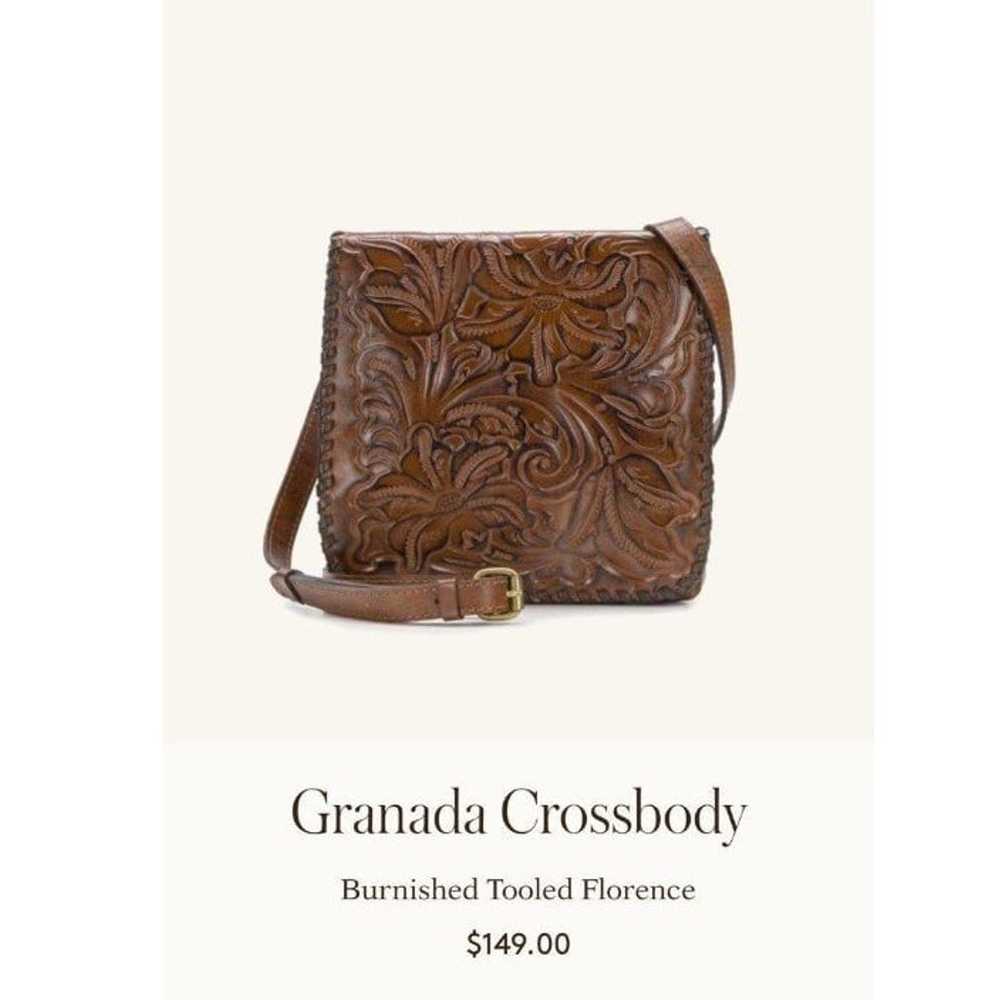 Patricia Nash Granada Crossbody Burnished Tooled … - image 1