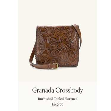 Patricia Nash Granada Crossbody Burnished Tooled … - image 1