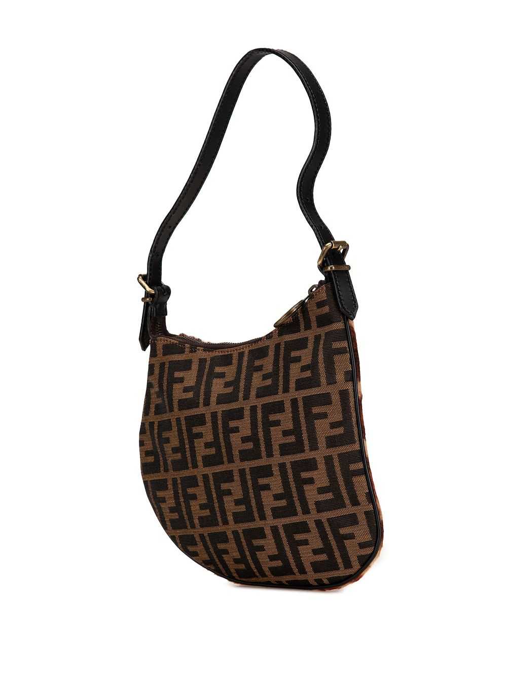 Fendi Pre-Owned 2000-2010 Zucca Canvas Oyster Leo… - image 3