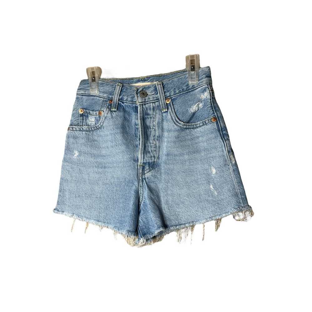 Levi's Levi’s Premium Ribcage High Waisted Shorts… - image 1