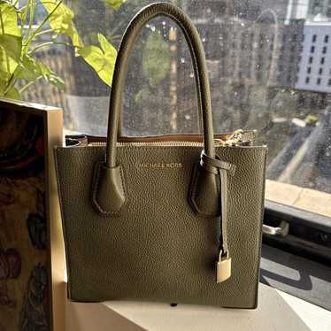 EUC Michael Kors Two Way Olive Green Bag