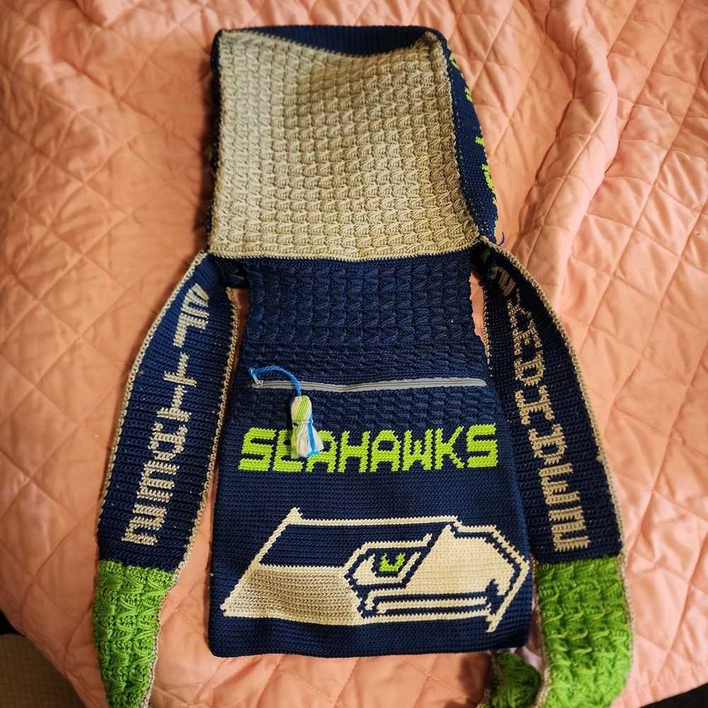 Seattle Seahawks Small Zip Crossbody Purse - image 7