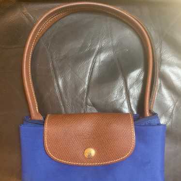 Longchamp le pliage medium handbag color royal bl… - image 1