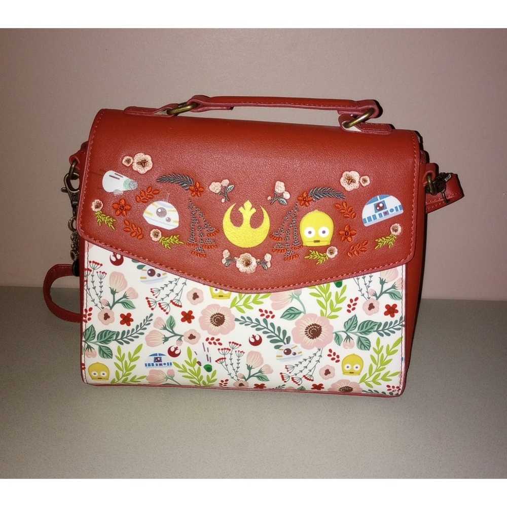 Loungefly Star Wars Droids Floral Crossbody Bag N… - image 1