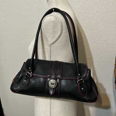 Cole Haan Black Leather Baguette Bag - image 1