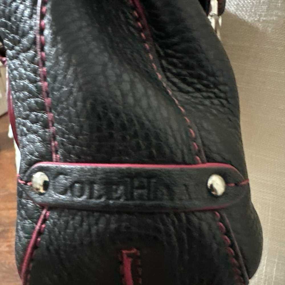 Cole Haan Black Leather Baguette Bag - image 3