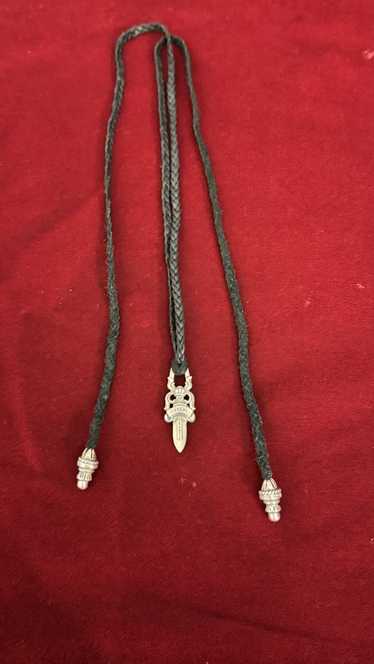 Chrome Hearts Chrome Hearts dagger necklace with … - image 1