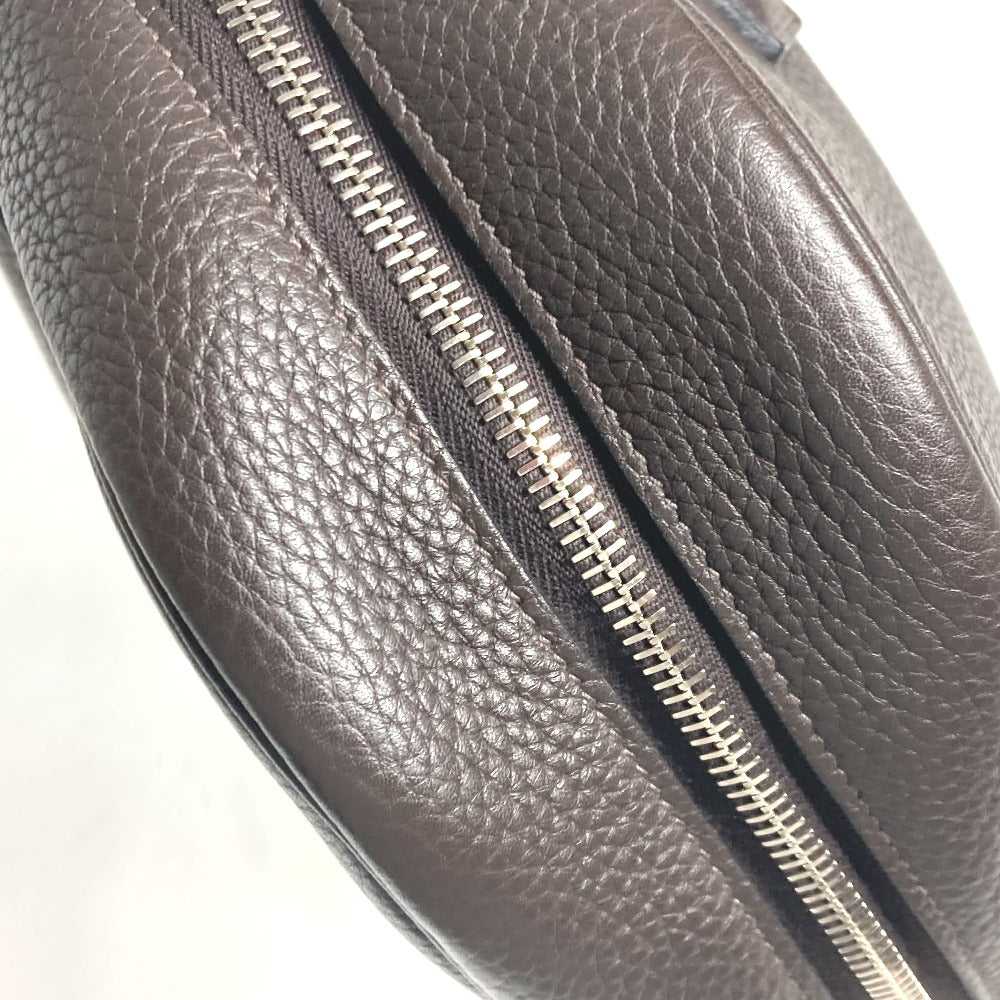 HERMES Business bag Taurillon Clemence Brown bag … - image 8