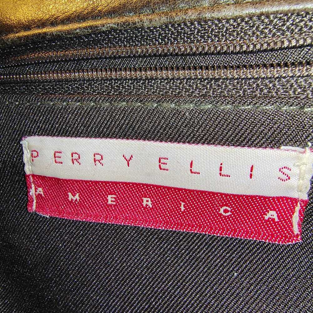 Vintage Perry Ellis America Mini Messenger Bag - image 6