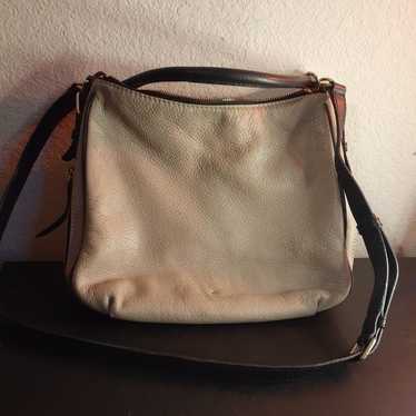 Kate Spade Grey Leather Ella Hobo Slouchy Crossbod