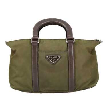 Prada Khaki Synthetic Handbag (Pre-Owned)