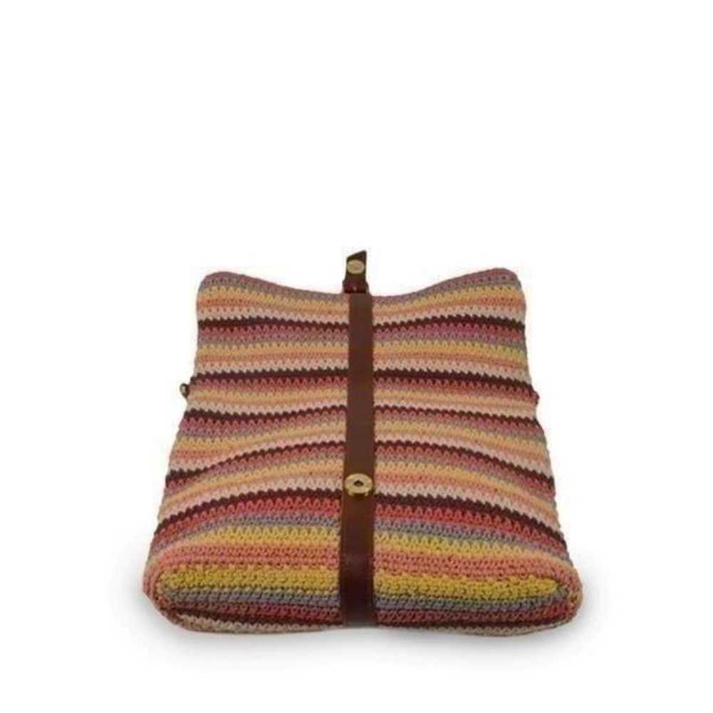 Anabaglish Colorful Knit Fold Over Crossbody - image 10