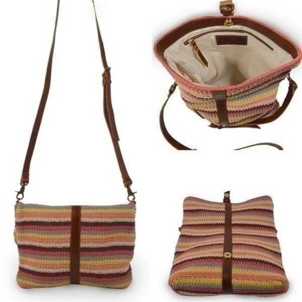 Anabaglish Colorful Knit Fold Over Crossbody - image 2