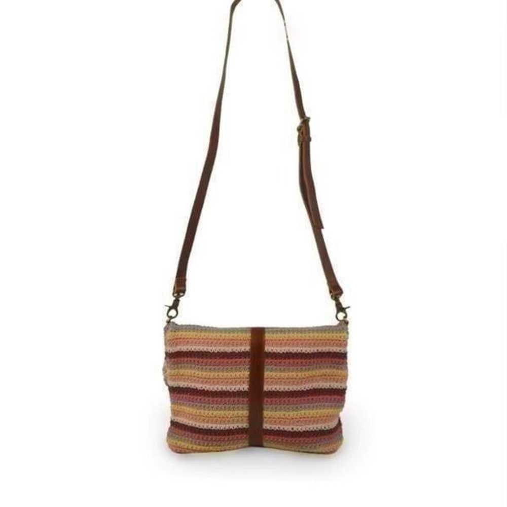 Anabaglish Colorful Knit Fold Over Crossbody - image 8