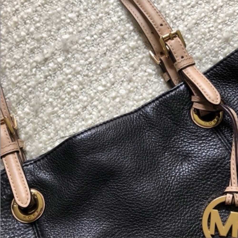 Michael Kors Black Pebbled Leather Shoulder Bag - image 12