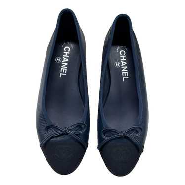 Chanel Cambon leather ballet flats - image 1