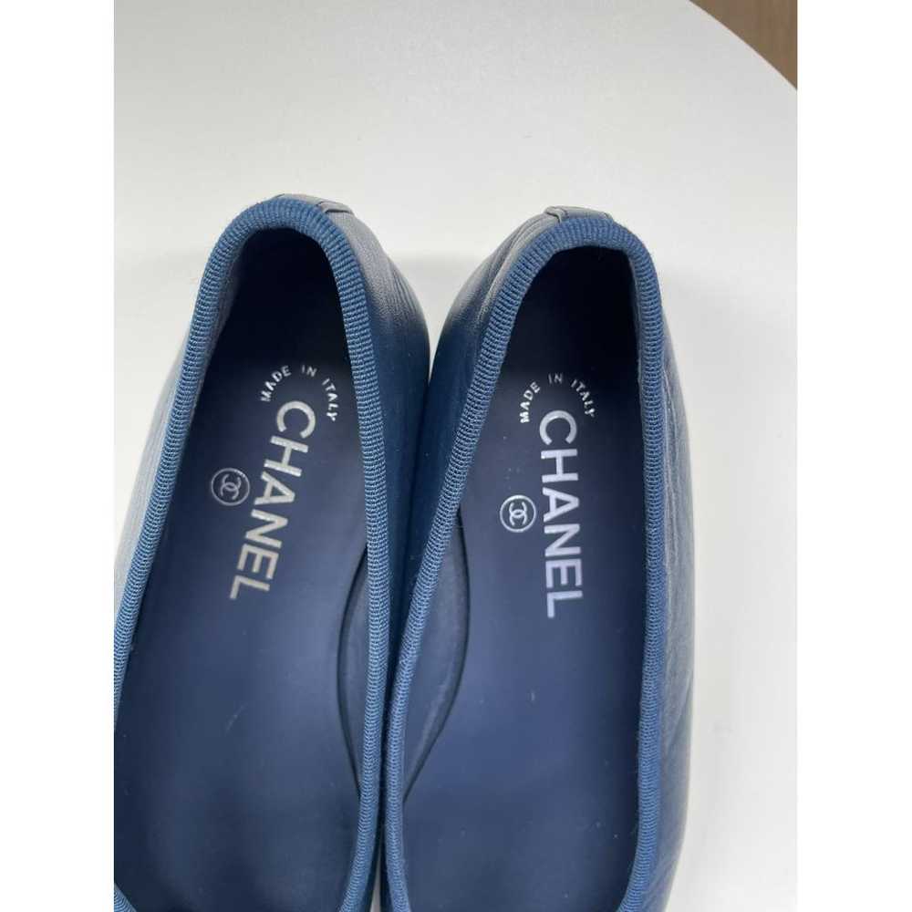 Chanel Cambon leather ballet flats - image 4