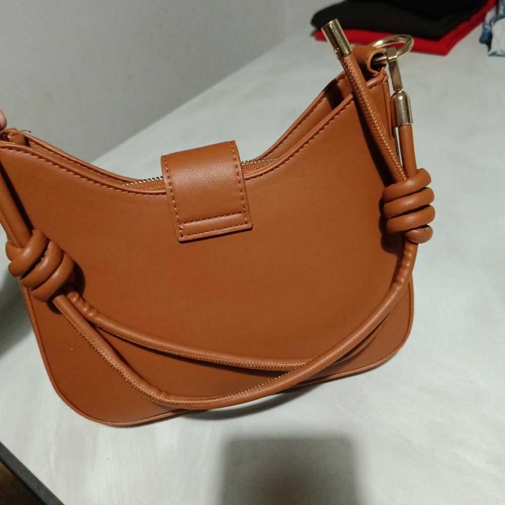 Non Signé / Unsigned Leather crossbody bag - image 4